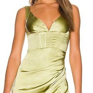 ELLIATT Rylan Dress Midi Dress in Citrus - Medium